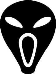 Horror and scary halloween faces silhouette icon, Pumpkin, emoji and tattoo ghost smile spooky jack evil mouth eyes scary silhouette illustration 