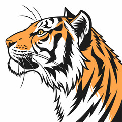 Obraz premium tiger head vector