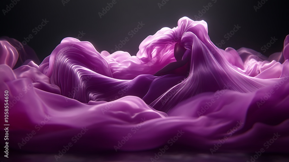 Poster abstract purple fabric texture subtle blur background with space for custom text