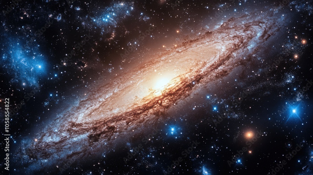 Poster analyze the significance of observatories in mapping the universe.