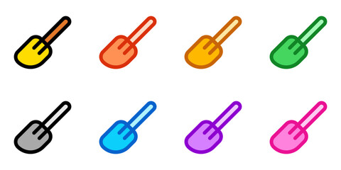 Editable spatula, turner, spreader vector icon. Bakery, cooking, appliances, kitchenware, food. Part of a big icon set family. Perfect for web and app interfaces, presentations, infographics, etc