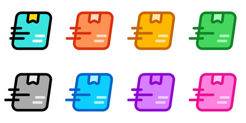 Editable express, fast, instant delivery vector icon. Shipping, delivery, e-commerce, logistics. Part of a big icon set family. Perfect for web and app interfaces, presentations, infographics, etc