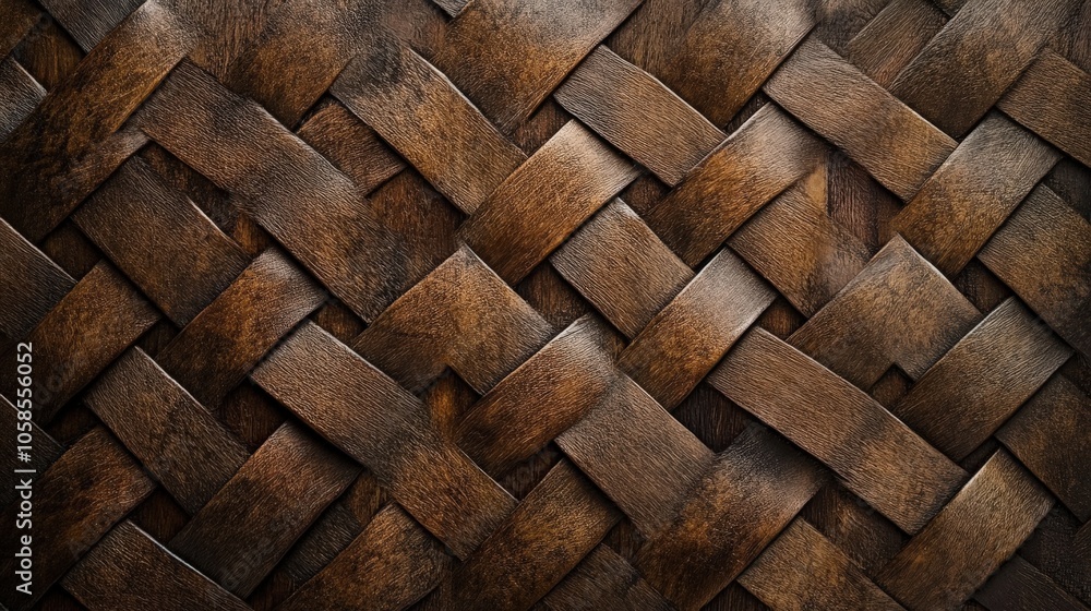 Poster basket weave patterns create texture and depth through interlacing strips or lines that resemble a w