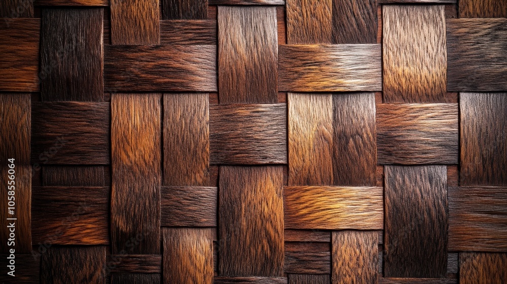 Poster basket weave patterns create texture and depth through interlacing strips or lines that resemble a w