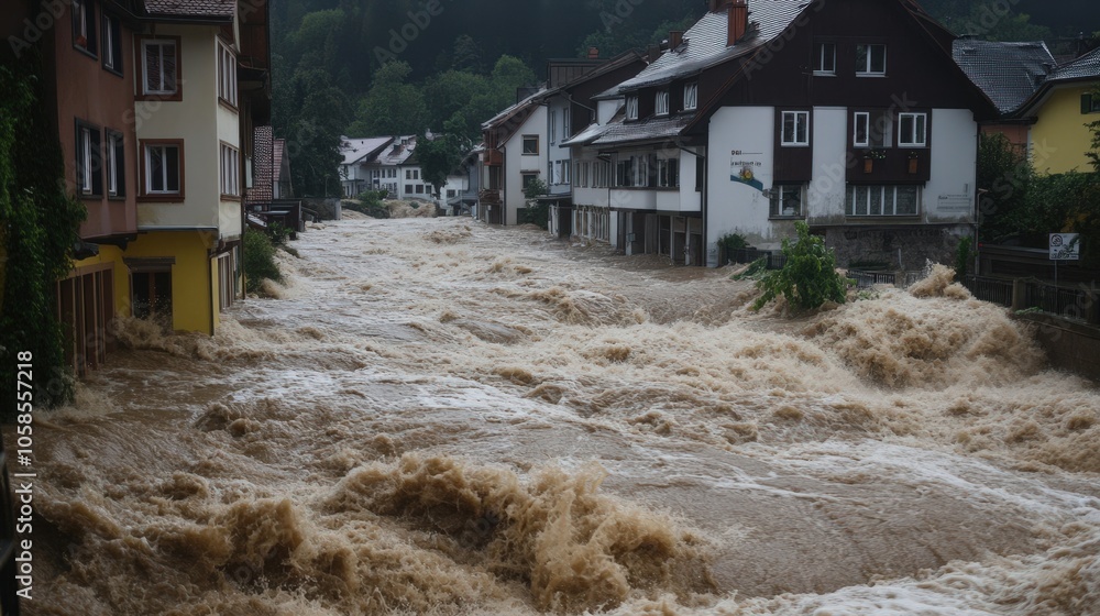 Poster discuss the advancements in flood prediction models.