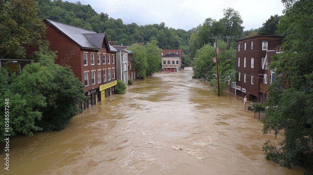 Poster discuss the advancements in flood prediction models.