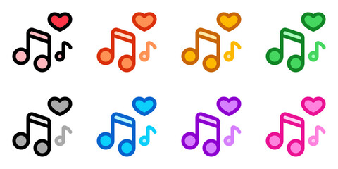 Editable love songs vector icon. Wedding, valentine, love, celebration. Part of a big icon set family. Perfect for web and app interfaces, presentations, infographics, etc