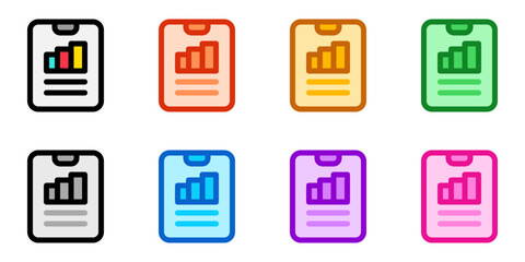 Editable analytic report vector icon. SEO, marketing, business. Part of a big icon set family. Perfect for web and app interfaces, presentations, infographics, etc