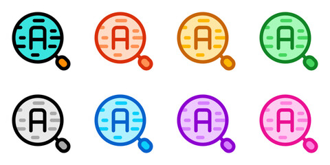 Editable data research vector icon. SEO, marketing, business. Part of a big icon set family. Perfect for web and app interfaces, presentations, infographics, etc