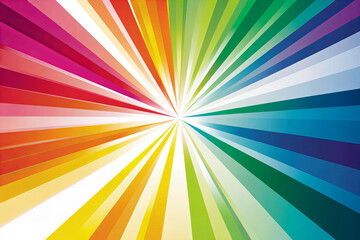 Obraz premium Colorful Rainbow Gradient Abstract Background with Fluid Shapes and Vibrant Layers, Offering Ample Copy Space for Creative Designs