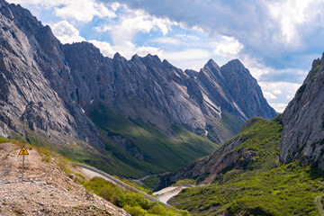 Inside the mountains