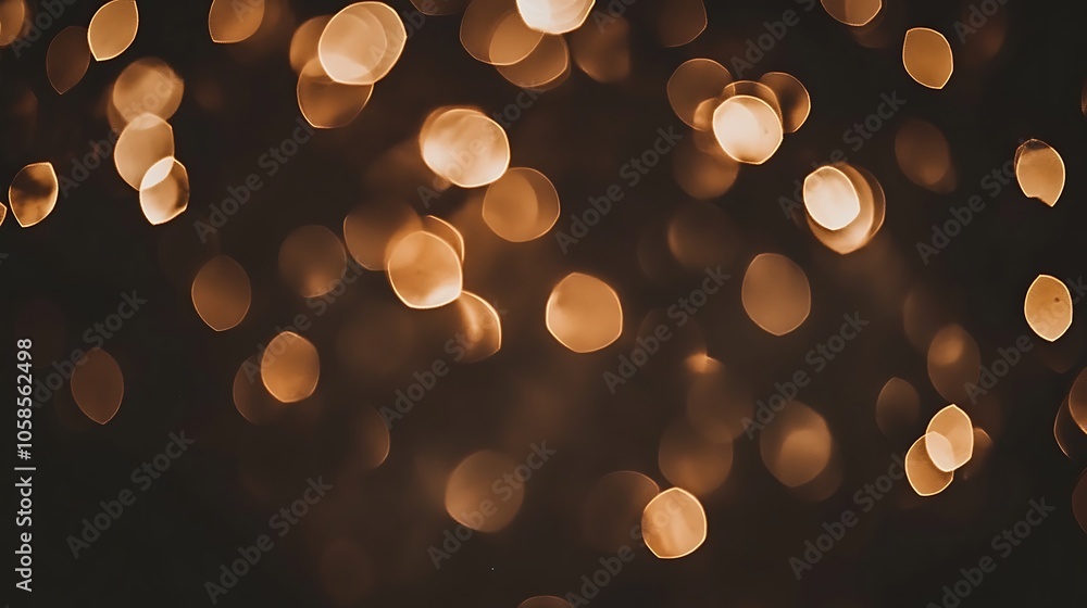 Aufkleber abstract golden bokeh background smooth blue background with copy space for advertisements