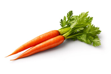 carrot isolated on white background.