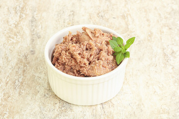 Canned tuna fish for salad