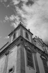 Ancient church in Cascais Church of Our Lady of the Navigators in the old town. Portugal