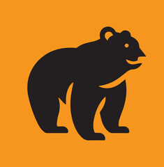 bear silhouette vector