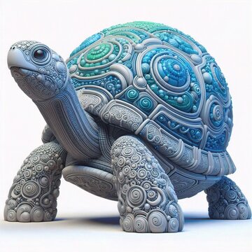 turtle isolated on white