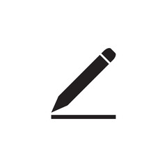 pencil icon logo vector symbol