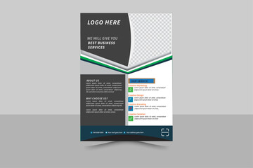  creative corporate & business, flyer, design, business card, template, vector, illustration, paper, card