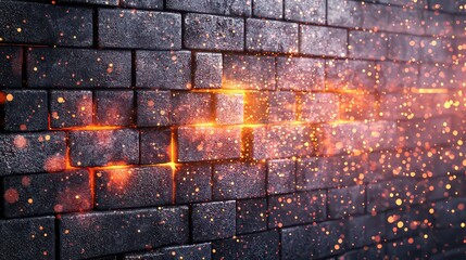 Fototapeta premium Data streams. Data streams being filtered through a firewall.
