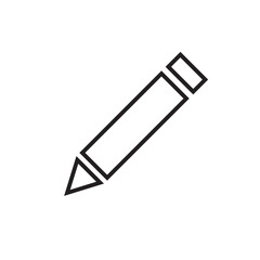 pencil icon logo vector symbol