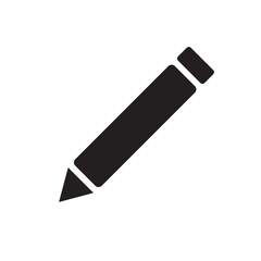 pencil icon vector symbol