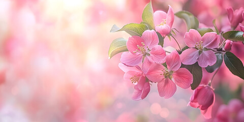 Spring Blossom with Bokeh Background
