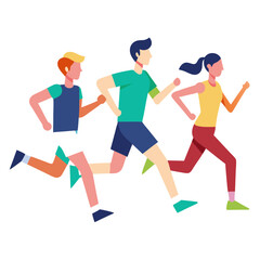 child running on a skateboard