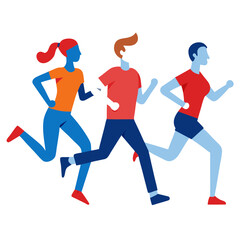 running illustration