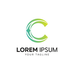 Fototapeta premium Letter C logo