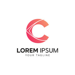 Letter C Logo design template vector illustration