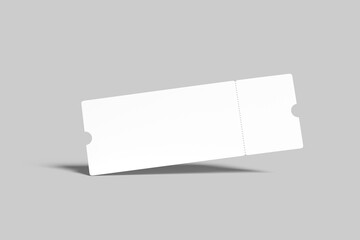 Ticket Blank Mockup