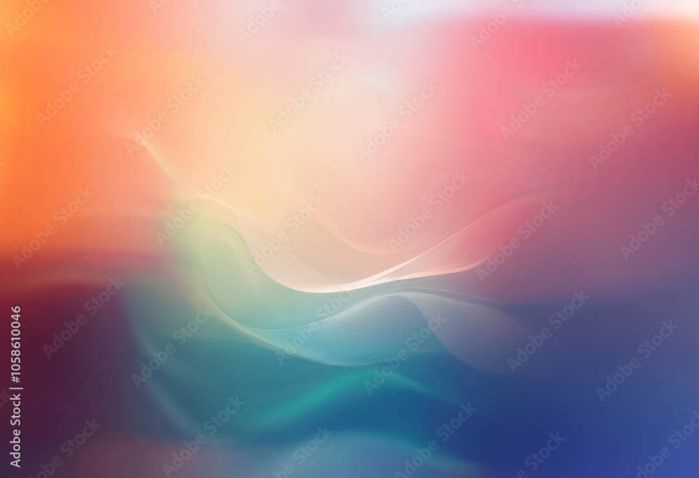 Poster an abstract background with soft, blended colors and a wavy, flowing pattern.