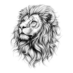 Obraz premium “Chic Lion Tattoo Design for Projects”