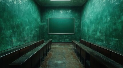 chalkboard texture in green, resembling a classroom backdrop, inviting for educational content, rich with the potential for learning and creativity, perfect for school-related themes