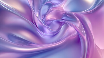Obraz premium Abstract Swirling Pattern in Purple and Lavender Hues