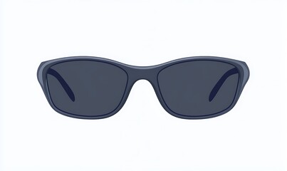 A pair of dark sunglasses displayed against a plain background.