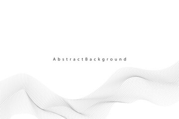 Abstract wavy line art background.