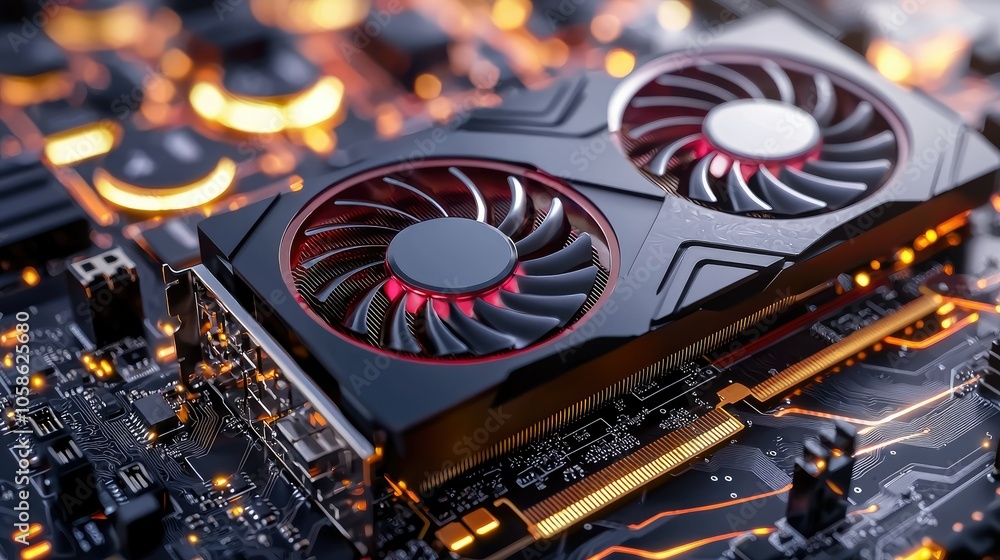 Poster clean modern gpu with high performance features