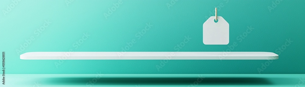 Poster a simple scale with a value symbol on one side and a price tag on the other, visualizing cost versus