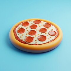 Vibrant Pizza-Inspired Confection Showcasing Playful Culinary Creativity