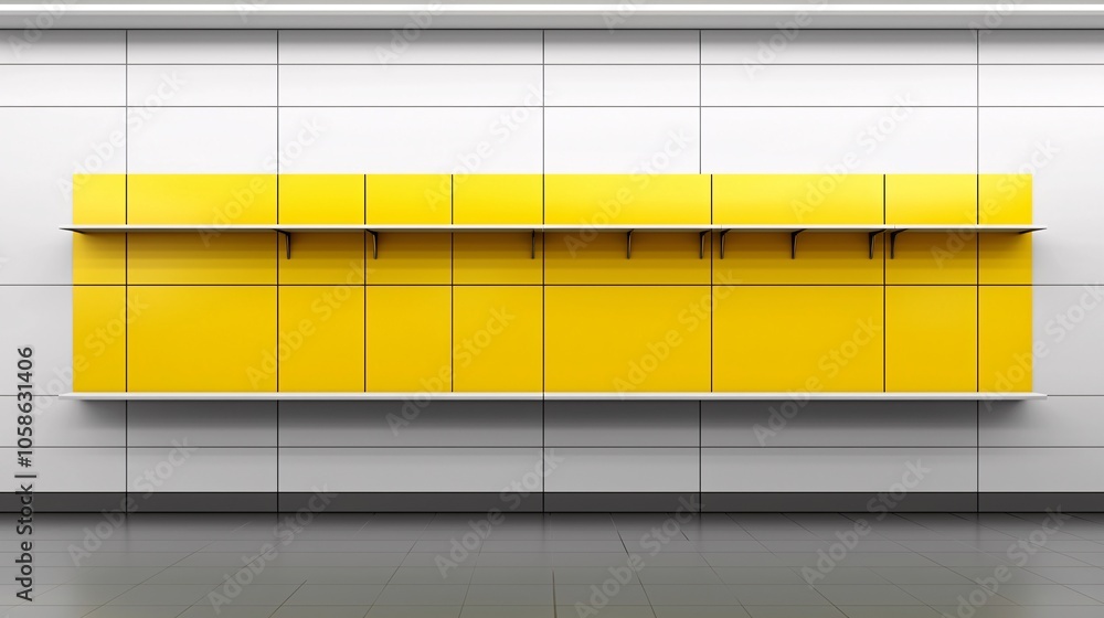 Poster a store shelf with a product tagged by both price and value markers, conveying the balance of cost p