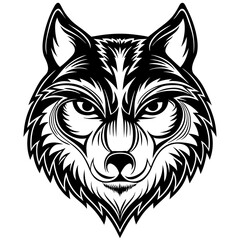 Wolf Vector Illustration.