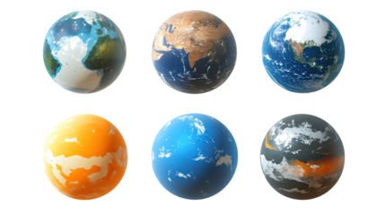 Visual Representation of Earth's Climate Change Effects From Space Generative AI