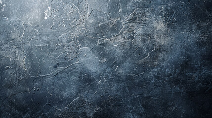 Fototapeta premium Old wall texture with dark black-gray cement, abstract grey color design with a light white gradient background.