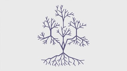 Fototapeta premium illustration of a tree