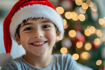 Christmas and new year celebration in hospital indoors image made with generative AI
