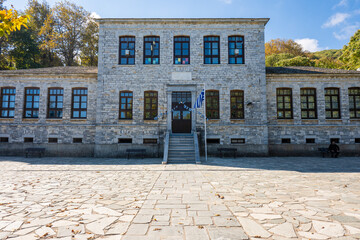 Nanopoulos School. The primary school of Tsagarada village in Pelion, Greece
