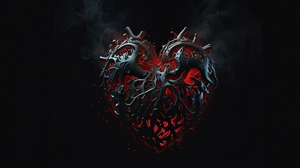 a heart with the word love on it