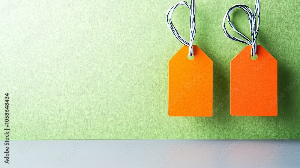 Poster two price tags, one labeled cost and the other value, placed side-by-side on a plain background with